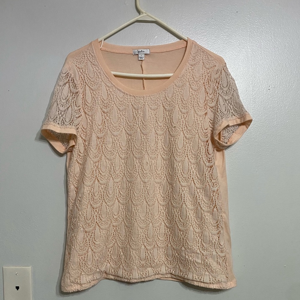 Light pink/peach color